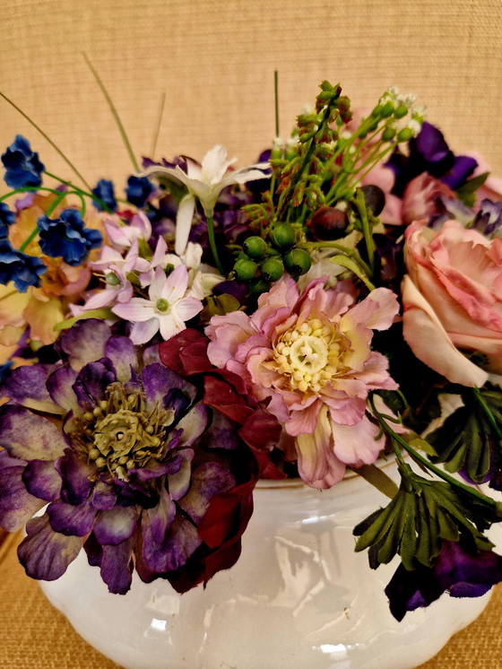 Image 1 of 1 Villeroy & Boch Soepterrine Met Zijden Bloemen