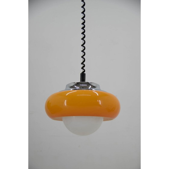 Image 1 of Mid century verstelbare hanglamp van Harvey Guzzini voor Meblo, Italië 1970