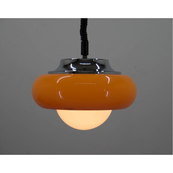 Image 1 of Mid century verstelbare hanglamp van Harvey Guzzini voor Meblo, Italië 1970