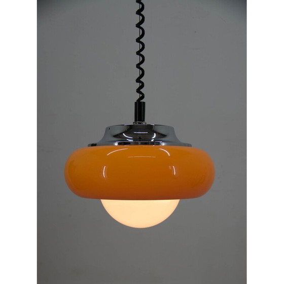 Image 1 of Mid century verstelbare hanglamp van Harvey Guzzini voor Meblo, Italië 1970