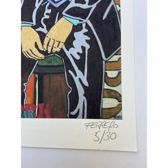 Image 1 of Vintage broadway litho van Marc Ferrero