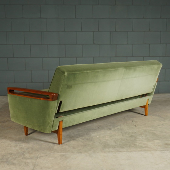 Image 1 of Vintage Sofa/Slaapbank Met Fauteuil – Jaren 60