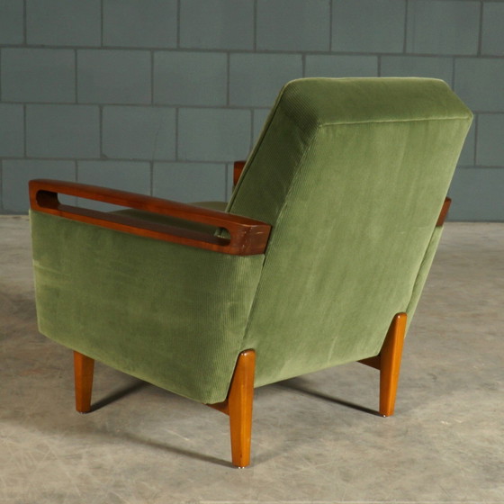 Image 1 of Vintage Sofa/Slaapbank Met Fauteuil – Jaren 60