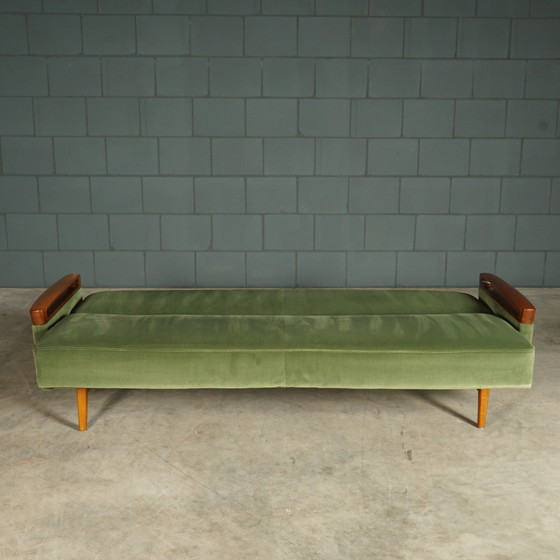 Image 1 of Vintage Sofa/Slaapbank Met Fauteuil – Jaren 60