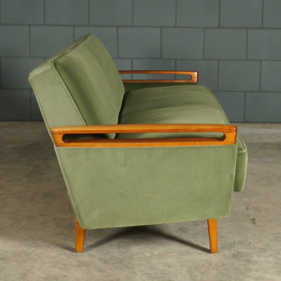 Image 1 of Vintage Sofa/Slaapbank Met Fauteuil – Jaren 60