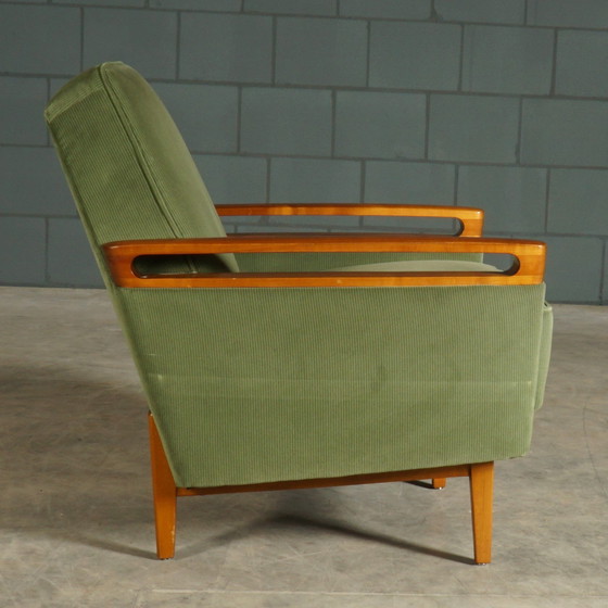 Image 1 of Vintage Sofa/Slaapbank Met Fauteuil – Jaren 60