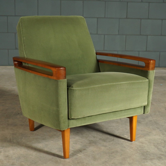 Image 1 of Vintage Sofa/Slaapbank Met Fauteuil – Jaren 60