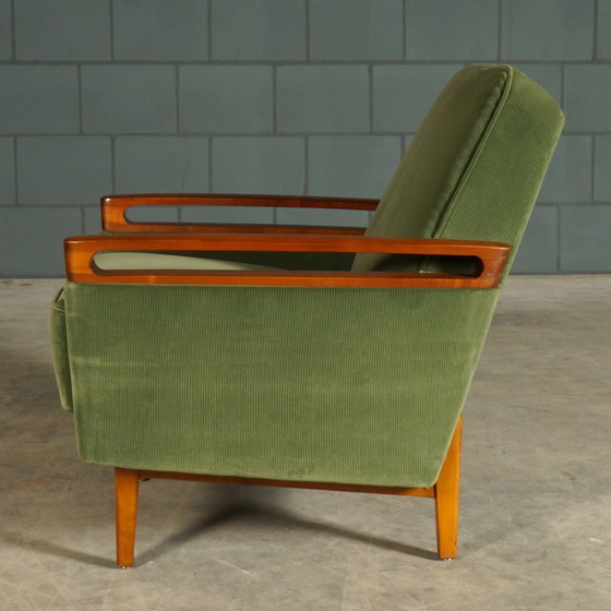 Image 1 of Vintage Sofa/Slaapbank Met Fauteuil – Jaren 60