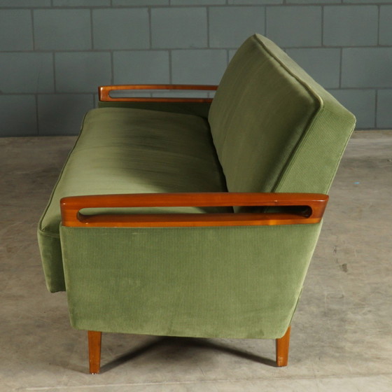 Image 1 of Vintage Sofa/Slaapbank Met Fauteuil – Jaren 60