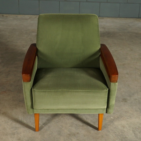 Image 1 of Vintage Sofa/Slaapbank Met Fauteuil – Jaren 60