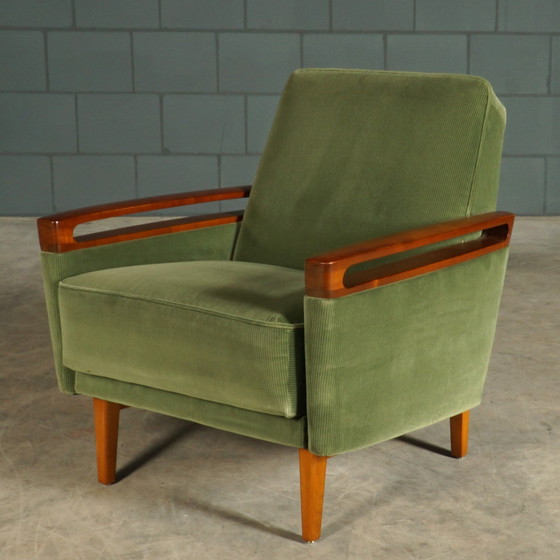 Image 1 of Vintage Sofa/Slaapbank Met Fauteuil – Jaren 60