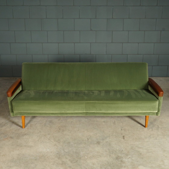 Image 1 of Vintage Sofa/Slaapbank Met Fauteuil – Jaren 60