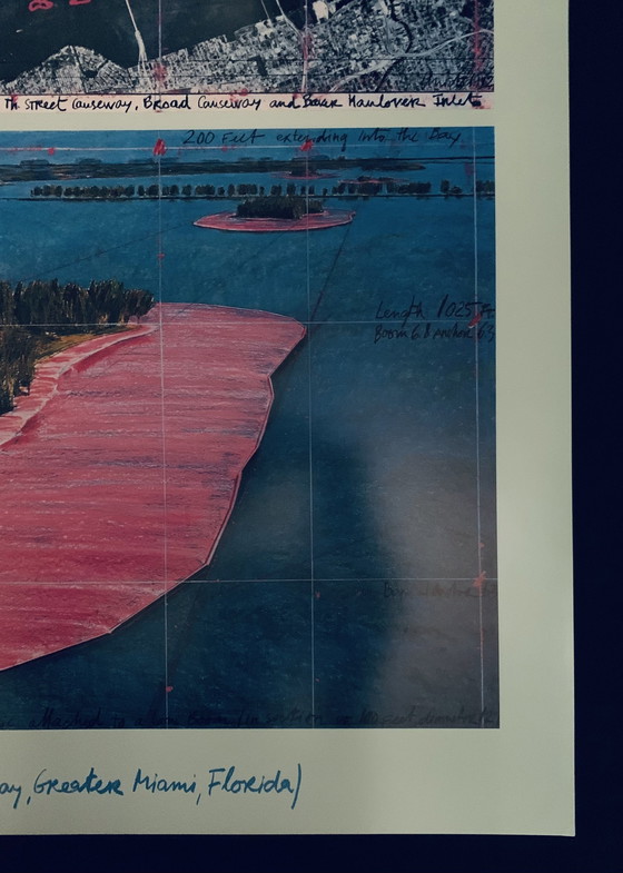 Image 1 of Christo: Project "Omringde Eilanden" Biscayne Bay Miami Florida, 1980 - 1983. 