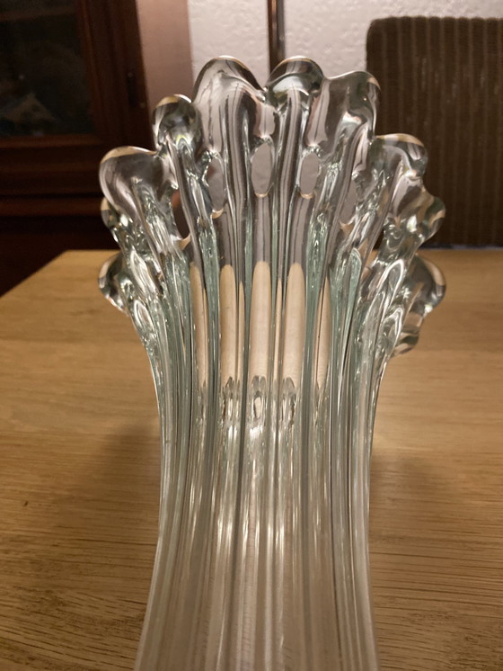 Image 1 of Art Deco Val St Lambert Crystal Vaas 