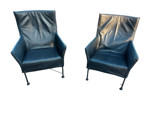 2x Montis Chaplin stoelen