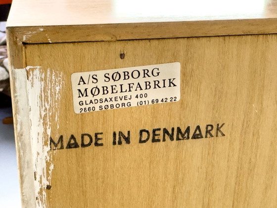 Image 1 of Deense kast in eikenhout van Børge Mogensen voor Søborg Møbelfabrik, 1960S