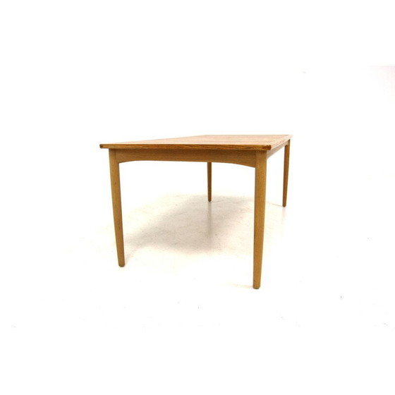Image 1 of Scandinavische vintage salontafel van teak en eikenhout, Zweden 1960