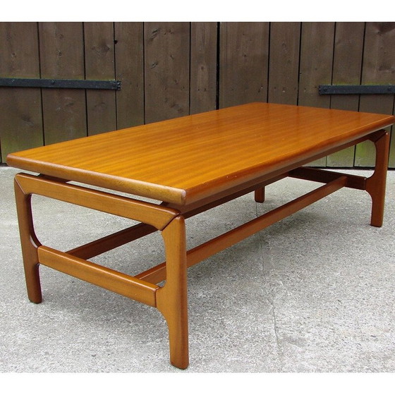 Image 1 of Vintage teakhouten salontafel, 1970
