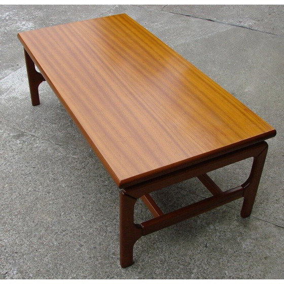 Image 1 of Vintage teakhouten salontafel, 1970