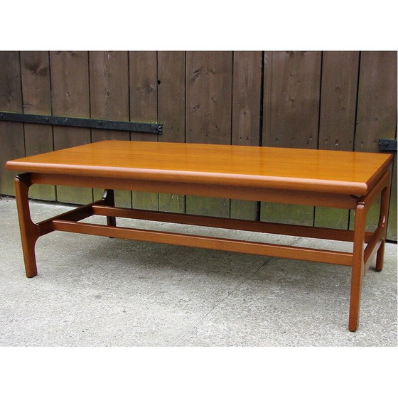 Image 1 of Vintage teakhouten salontafel, 1970