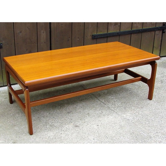 Image 1 of Vintage teakhouten salontafel, 1970