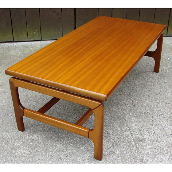 Image 1 of Vintage teakhouten salontafel, 1970