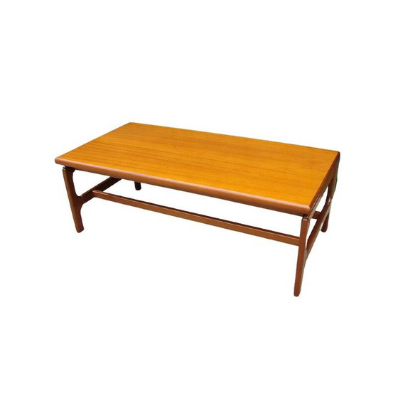 Image 1 of Vintage teakhouten salontafel, 1970