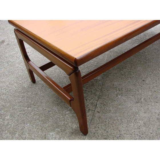 Image 1 of Vintage teakhouten salontafel, 1970