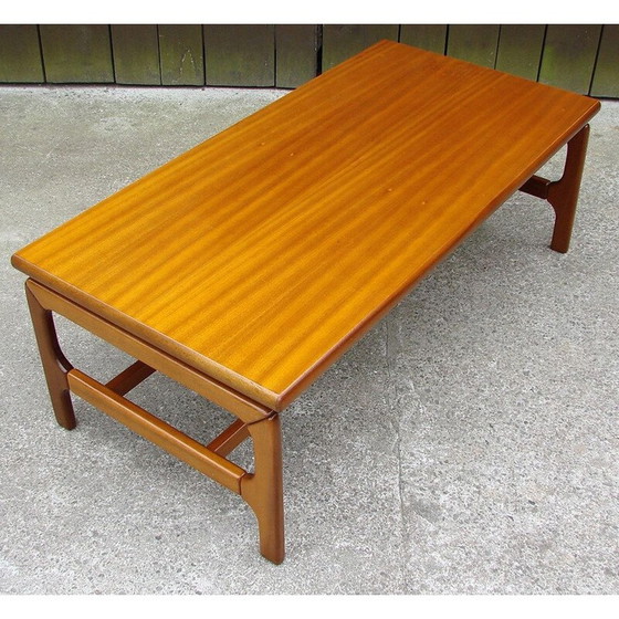 Image 1 of Vintage teakhouten salontafel, 1970