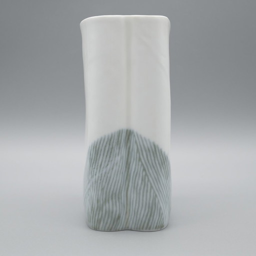 Kunstvaas Rosenthal Studio Linie Ontwerp Johan Van Loon 1982 H 16Cm Fijn porselein