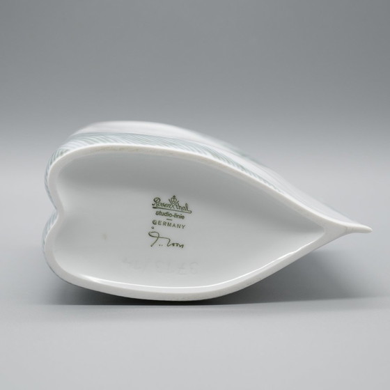 Image 1 of Kunstvaas Rosenthal Studio Linie Ontwerp Johan Van Loon 1982 H 16Cm Fijn porselein