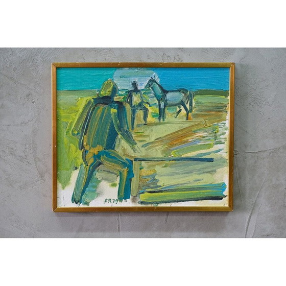 Image 1 of Vintage litho door Fredrik Rodhe, 1979