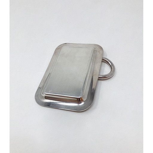 Mid Century Christofle "Vertigo" dienblad door Andrée Putman, Frankrijk