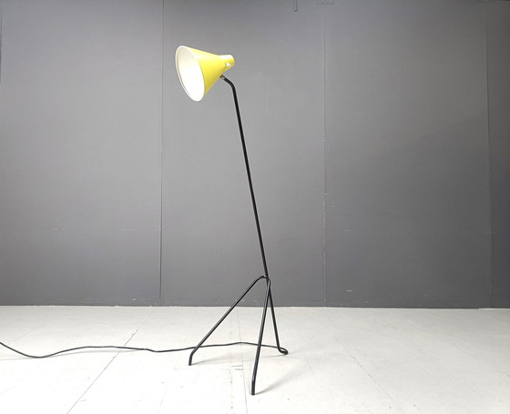 Image 1 of Sprinkhaan vloerlamp van Willem Van Doorn, 1960S