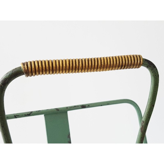 Image 1 of Vintage tijdschriftenrek door Jacques Adnet