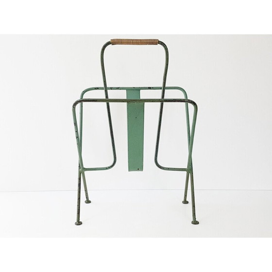 Image 1 of Vintage tijdschriftenrek door Jacques Adnet