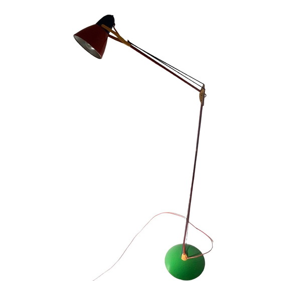 Image 1 of Memphis stijl / Postmodern / Ruimtetijdperk - Vloerlamp - Volledig verstelbaar