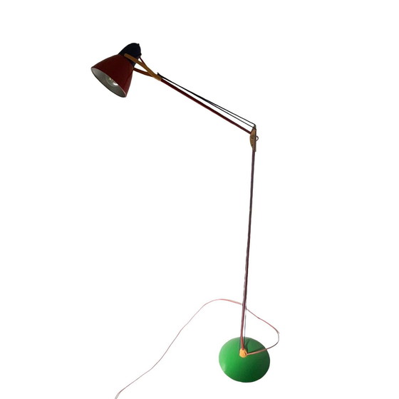 Image 1 of Memphis stijl / Postmodern / Ruimtetijdperk - Vloerlamp - Volledig verstelbaar