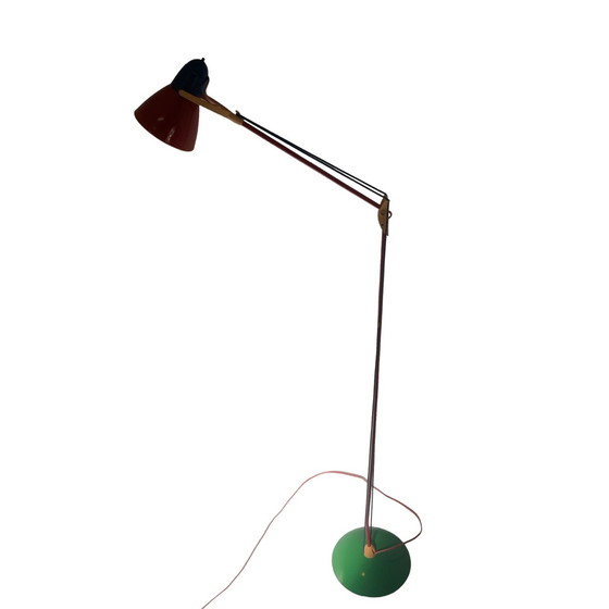 Image 1 of Memphis stijl / Postmodern / Ruimtetijdperk - Vloerlamp - Volledig verstelbaar