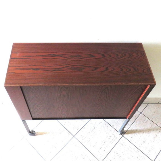 Image 1 of Vintage meubels van rozenhout en metaal, Denemarken 1960