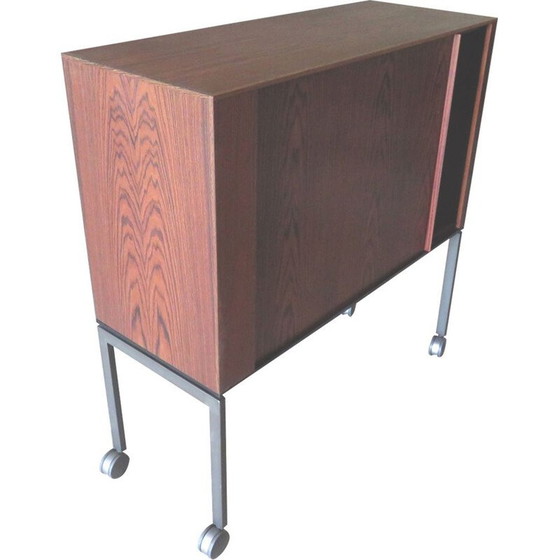 Image 1 of Vintage meubels van rozenhout en metaal, Denemarken 1960