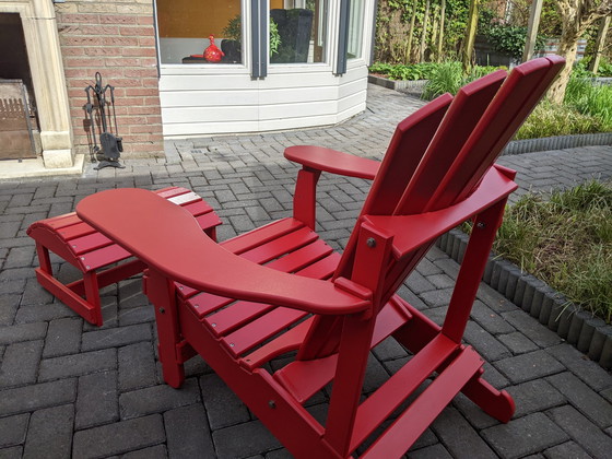 Image 1 of Comfy Canadian chair tuinmeubel set.