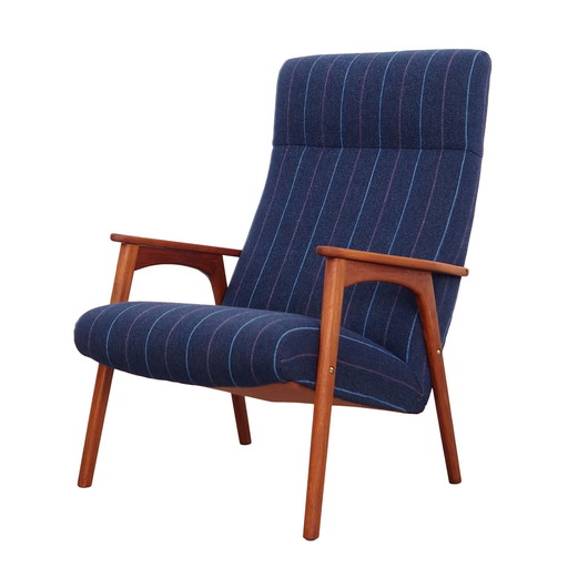 Teakhouten fauteuil, Deens ontwerp, 1970S, Productie: Denemarken