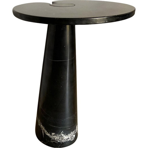 Vintage Marquina marmeren bijzettafel voor Skipper, Italië 1970