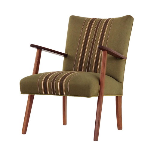 Teakhouten fauteuil, Deens ontwerp, 1960S, Productie: Denemarken