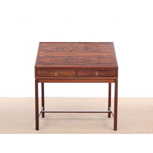 Scandinavisch vintage bureau in Rio palissander, 1960
