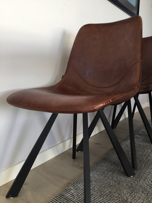 6x Goossens Eetkamerstoelen