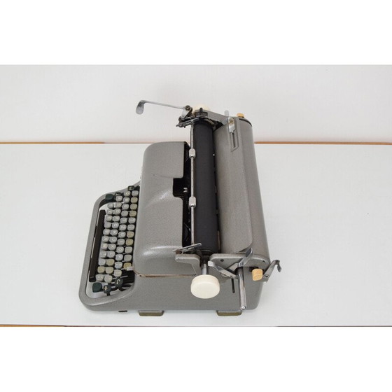 Image 1 of Vintage typemachine zeta in metaal, Tsjechië 1960