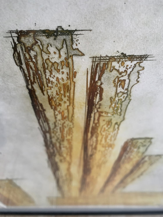 Image 1 of Ets Werk Van Kunstenaar Olivier Beijn. Betreft De 4De Afdruk In Een Beperkte Oplage Van 30 Stuks En Is Persoonlijk Gesigneerd.