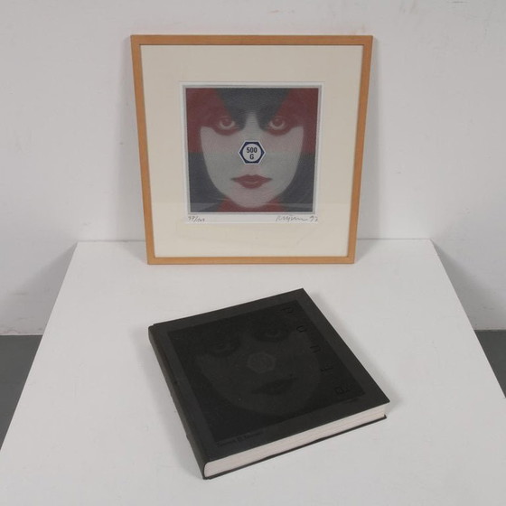 Image 1 of Roger Pfund "Weight and See" Kunstboek en zeefdruk, Duitsland, 1993